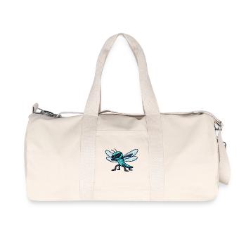 Dabbing Libelle - Recycelte Canvas-Sporttasche von Stanley/Stella - Naturweiß - Vorne