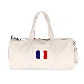 Frankreich Fanshirt für Frankreich Fans France - Recycelte Canvas-Sporttasche von Stanley/Stella - Naturweiß - Vorne
