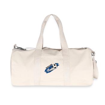 Scotland Football Scotland Soccer Fan Shirt - Recycled Canvas Sports Bag by Stanley/Stella - natural - Front