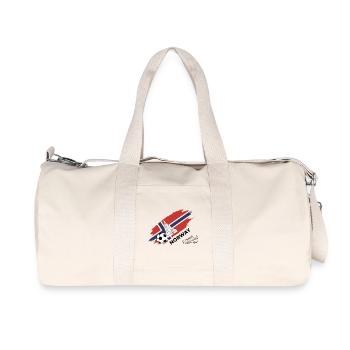 Norvège Football Maillot Supporter Norway Foot - Sac de sport en toile recyclée Stanley/Stella - blanc naturel - Devant