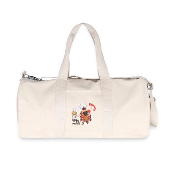 Die besoffenen Wikinger sind nicht gefährlich-Spaß - Recycelte Canvas-Sporttasche von Stanley/Stella - Naturweiß - Vorne