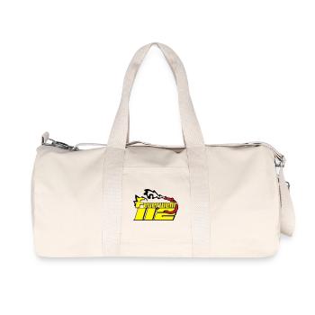 Freiwillige Feuerwehr , Shirt , Feuerwehr 112 (25) - Recycelte Canvas-Sporttasche von Stanley/Stella - Naturweiß - Vorne