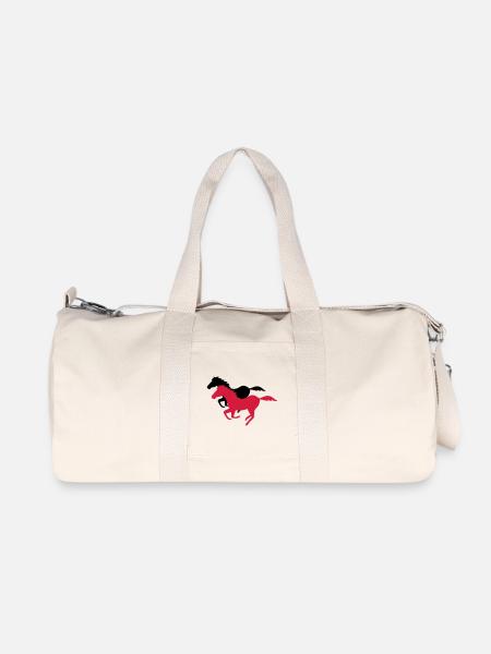 cheval - Sac de sport en toile recyclée Stanley/Stella - blanc naturel