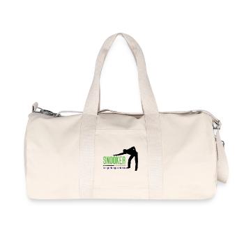 Snooker - Lasst uns die Jungs auf den Köder bringen - Recycelte Canvas-Sporttasche von Stanley/Stella - Naturweiß - Vorne