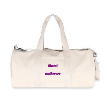 MAÎTRESSE. MERCI. MERCI MAÎTRESSE. CADEAU MAÎTRESS - Sac de sport en toile recyclée Stanley/Stella - blanc naturel - Devant