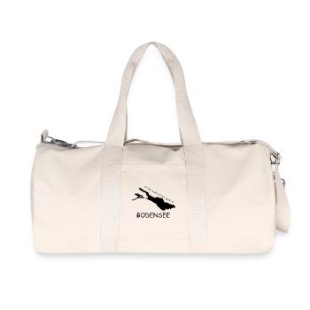 Bodensee Koordinaten - Recycelte Canvas-Sporttasche von Stanley/Stella - Naturweiß - Vorne