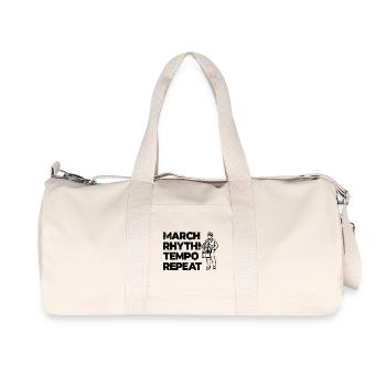 Drummer Motivation - Recycled Canvas Sports Bag by Stanley/Stella - natural - Front
