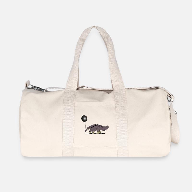 Ameisenbär - Recycelte Canvas-Sporttasche von Stanley/Stella - Naturweiß