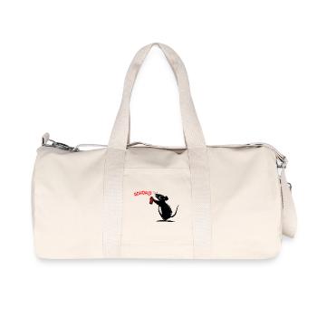 Holiday Rebel: Graffiti Greetings 2 - Recycled Canvas Sports Bag by Stanley/Stella - natural - Front