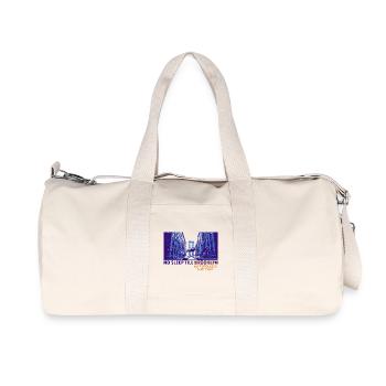 No Sleep Till Brooklyn – Parent Meme Design - Recycled Canvas Sports Bag by Stanley/Stella - natural - Front