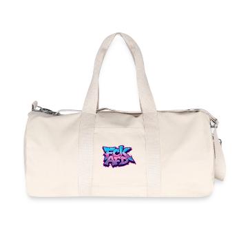 Graffiti Antifa Statement - Recycled Canvas Sports Bag by Stanley/Stella - natural - Front