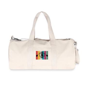 Metal Detector - Chasse au trésor - T-shirt Probes - Sac de sport en toile recyclée Stanley/Stella - blanc naturel - Devant