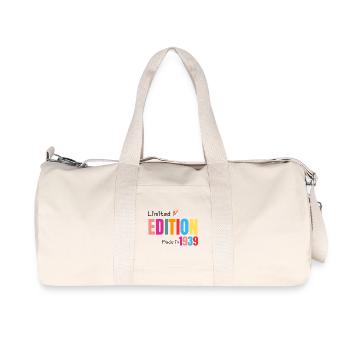 Limited edition Made in 1939 - Sac de sport en toile recyclée Stanley/Stella - blanc naturel - Devant
