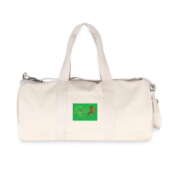 Herbe verte - Sac de sport en toile recyclée Stanley/Stella - blanc naturel - Devant