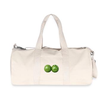 Wassermelonen - Recycelte Canvas-Sporttasche von Stanley/Stella - Naturweiß - Vorne