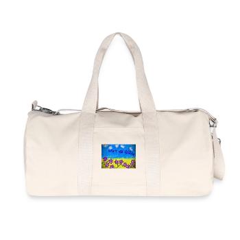 Finde Jesus von Eunice Ahiale  - Recycled Canvas Sports Bag by Stanley/Stella - natural - Front