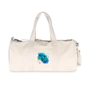 Turtlebay - Recycelte Canvas-Sporttasche von Stanley/Stella - Naturweiß - Vorne