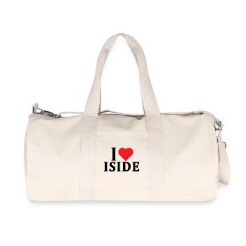 t-shirt I love Isis t-shirt gift idea - Recycled Canvas Sports Bag by Stanley/Stella - natural - Front