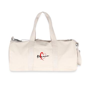 GRANNY. MOTHER'S DAY. HAPPY BIRTHDAY GRANDMA. I LOVE YOU - Recycled Canvas Sports Bag by Stanley/Stella - natural - Front