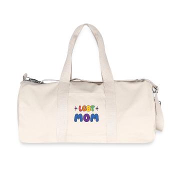 Mois de la fierté LGBTQ - Maman LGBT - Sac de sport en toile recyclée Stanley/Stella - blanc naturel - Devant