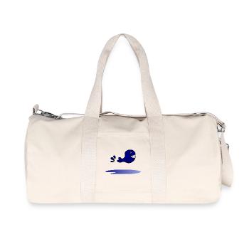 HOLIDAY. HAPPY HOLIDAYS. MISTRESS. MASTER. TEACHER - Recycled Canvas Sports Bag by Stanley/Stella - natural - Front
