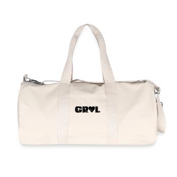 LoveGravel Noir - Sac de sport en toile recyclée Stanley/Stella - blanc naturel - Devant