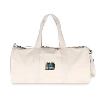 Rétrogamer - Sac de sport en toile recyclée Stanley/Stella - blanc naturel - Devant
