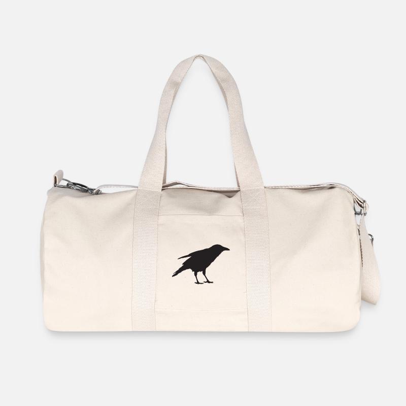 Krähe II - Recycelte Canvas-Sporttasche von Stanley/Stella - Naturweiß