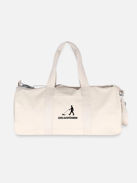 .EXE ausführen – Lustiges Informatiker Shirt - Recycelte Canvas-Sporttasche von Stanley/Stella - Naturweiß