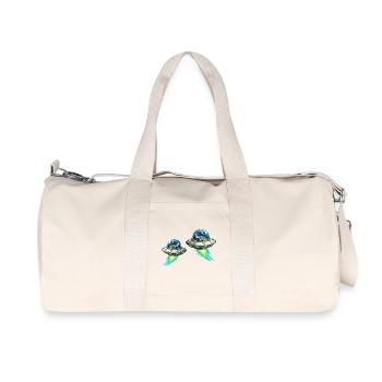 OVNI, astronautes, aventure spatiale - Sac de sport en toile recyclée Stanley/Stella - blanc naturel - Devant
