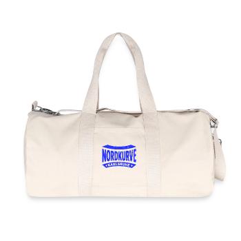 Karlsruhe Nordkurve Stadion Fan Hoodie, Tasse - Recycelte Canvas-Sporttasche von Stanley/Stella - Naturweiß - Vorne