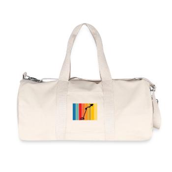 Vintage_Sondeln_T shirt_Design - Sac de sport en toile recyclée Stanley/Stella - blanc naturel - Devant