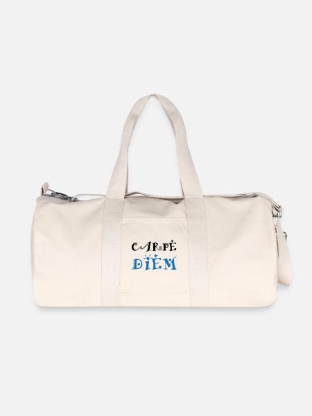 Carpe Diem - Recycled Canvas Sports Bag by Stanley/Stella - natural