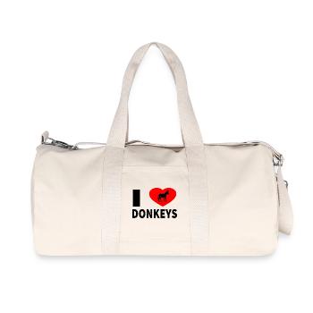 donkey - Recycled Canvas Sports Bag by Stanley/Stella - natural - Front