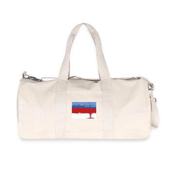 ŁUŽICA KRAWI - BRUNICA - Recycelte Canvas-Sporttasche von Stanley/Stella - Naturweiß - Vorne