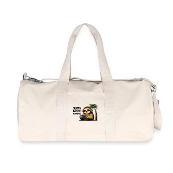 Palm Gamer Sloth - Recycled Canvas Sports Bag by Stanley/Stella - natural - Front
