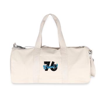 1976 50th Birthday - Recycled Canvas Sports Bag by Stanley/Stella - natural - Front