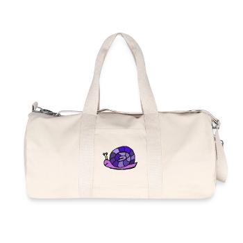 - Snail Cartoon Kids Child - Recycled Canvas Sports Bag by Stanley/Stella - natural - Front