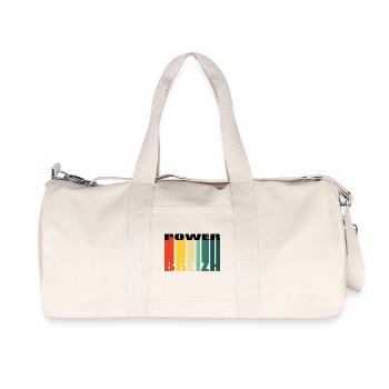 POWER BREIZH - Recycled Canvas Sports Bag by Stanley/Stella - natural - Front