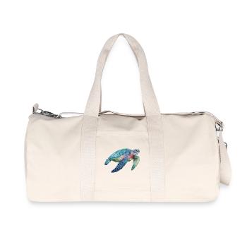 Tortue - Sac de sport en toile recyclée Stanley/Stella - blanc naturel - Devant