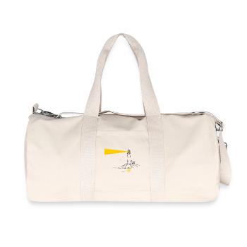 lighthouse - Recycled Canvas Sports Bag by Stanley/Stella - natural - Front
