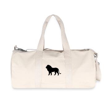 Löwe - Recycelte Canvas-Sporttasche von Stanley/Stella - Naturweiß - Vorne