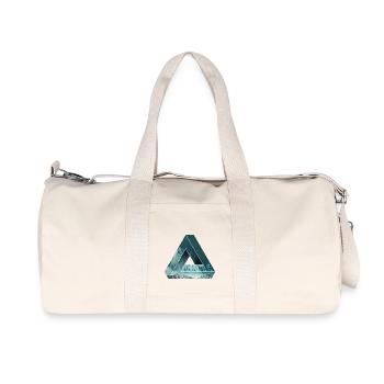 Penrose Optical illusion avec la nature, cool - Sac de sport en toile recyclée Stanley/Stella - blanc naturel - Devant