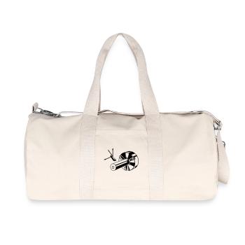 Dreher  - Recycelte Canvas-Sporttasche von Stanley/Stella - Naturweiß - Vorne