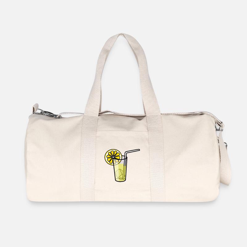 Lemonade - Recycelte Canvas-Sporttasche von Stanley/Stella - Naturweiß