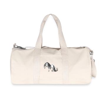 Lustiger Andalusier - Recycelte Canvas-Sporttasche von Stanley/Stella - Naturweiß - Vorne