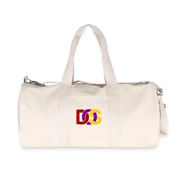 Retro MS DOS Logo - Recycelte Canvas-Sporttasche von Stanley/Stella - Naturweiß - Vorne