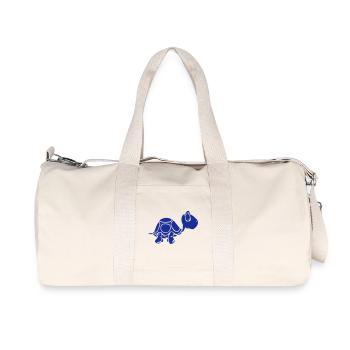 A turtle that takes its time - Recycled Canvas Sports Bag by Stanley/Stella - natural - Front