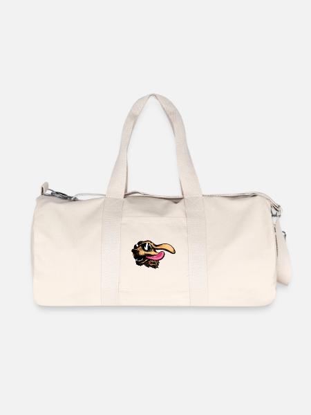 Hund Hunde - Recycelte Canvas-Sporttasche von Stanley/Stella - Naturweiß