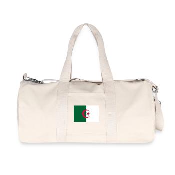 autocollant drapeau de l’Algérie Aufkleber Algérie autocollant - Sac de sport en toile recyclée Stanley/Stella - blanc naturel - Devant